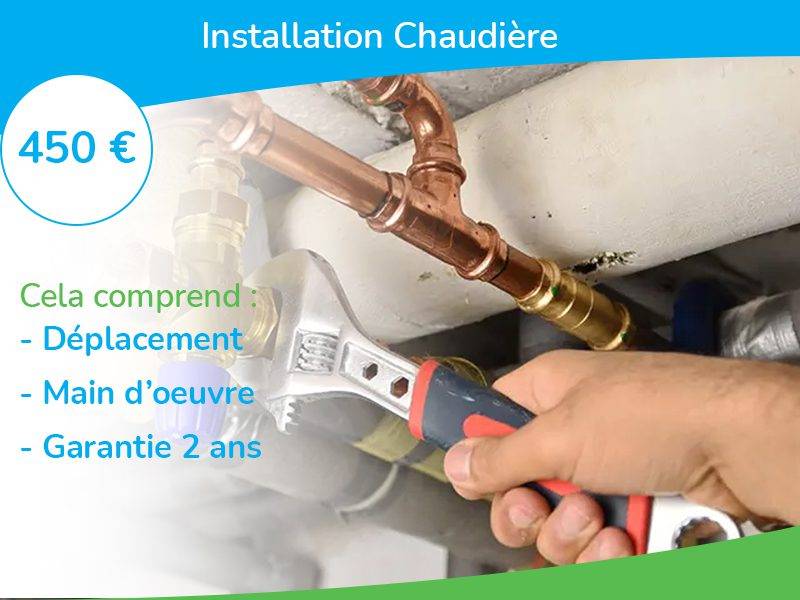 Installation chaudiere fioul a condensation Chaville 450€