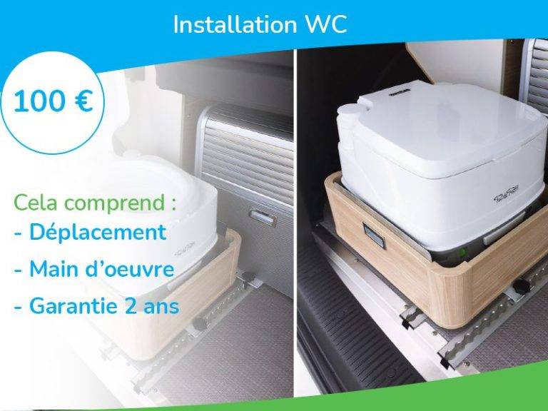 installation wc chimique